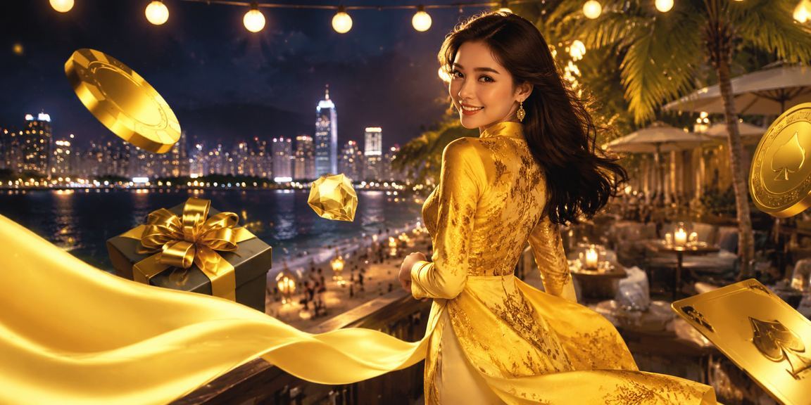 Không gian VIP casino tại Hà Nội với áo dài truyền thống Việt Nam
